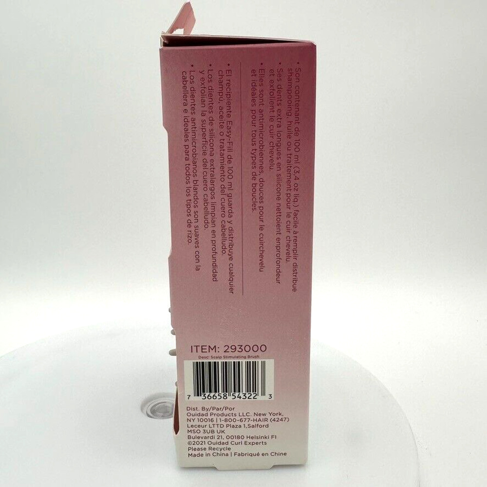 Ouidad Curl Scalp Brush BYE BYE BUILDUP 3.4 oz Scalp Stimulating Beauty Tool New - Picture 2 of 7